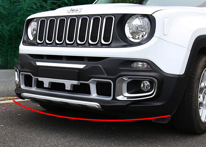 Chrome Achterbumper Protector Voor Jeep Renegade 2014+ - Scratch Guard Roestvrij Staal