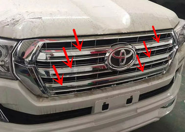 Good price Toyota 2015 2016 New LC200 Auto Body Trim Parts , Front Grille Molding Chrome online