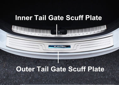 Good price Stainless Steel Illuminated Door Sills Tail Gate Scuff Plate For Hyundai Elantra 2016 Avante online