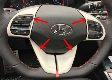 Good price Chromed Auto Interior Steering Wheel Garnish for Hyundai Elantra 2016 Avante online