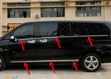 Good price Benz Vito 2016 Auto Body Trim Parts , Side Door Moulding and Window Bezels online