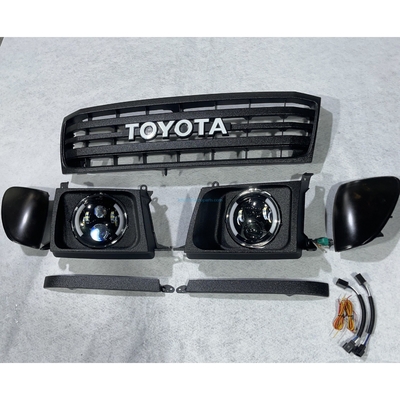 Good price 5311190A06 Toyota Land Cruise FJ62 Front Grille 1.5kg Black / White / Chrome Grille online