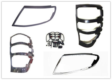 Good price 2012 2014 Ford Ranger T6 Headlight Bezel , ABS Chrome Headlight Covers online
