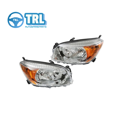 8113042300 Toyota Rav4 Chrome Front Headlight Lamp Original Size OEM 8113042420