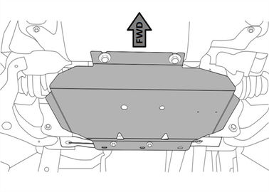 Good price Auto Accessory Steel Bumper Skid Plate For Nissan Pick Up NP300 Navara 2015 online