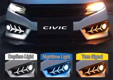 Good price Lamborghini Style Universal Fog Lamp Rear Bumper Led Lights For Honda New Civic 2016 2018 online