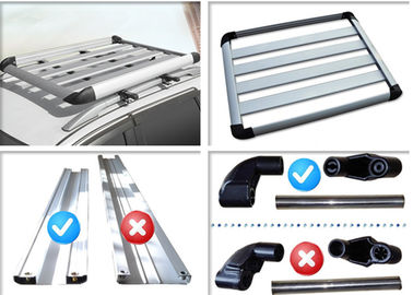 Good price Universal Auto Roof Racks , Aluminium Alloy Roof Luggage Carrier With Two Handles Factories online
