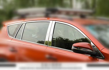 Good price Polished Stainless Steel Car Window Trim Fit For Toyota RAV4 2013 2014 online