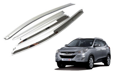 Good price Chrome Sun Visors Vent Shade for IX35 2009-2013 Hyundai New Tucson Rain Window Guards online