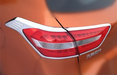 Good price ABS Chrome Tail Car Headlight Covers For Hyundai ix25 2014 Rear Light Rim Decoration online