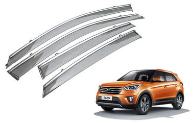 Good price Custom Car Window Visors , Hyundai CRETA IX25 2014 Injection Molding Chrome Trim online