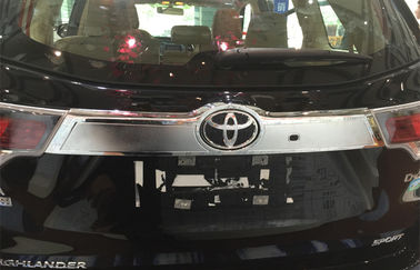 Good price Chrome Auto Body Trim Parts For Toyota Highlander Kluger 2014 2015 Back Garnish online
